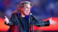 Pic: Gary A. Vasquez-USA TODAY Sports/Reuters

Sep 8, 2022; Inglewood, California, USA; English singer Ozzy Osbourn preforms at half time of the game between the Los Angeles Rams and the Buffalo Bills at SoFi Stadium. Mandatory Credit: Gary A. Vasquez-USA TODAY Sports