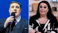 Peter Kay and Lisa Riley.
Pic: Shutterstock