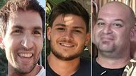 Sagui Dekel Chen, Alexander Sasha Troufanov, Iair Horn. Pics: Bring Them Home Now
