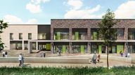 Artist impression of HMP Glasgow. Pic: SPS/Holmes Miller
