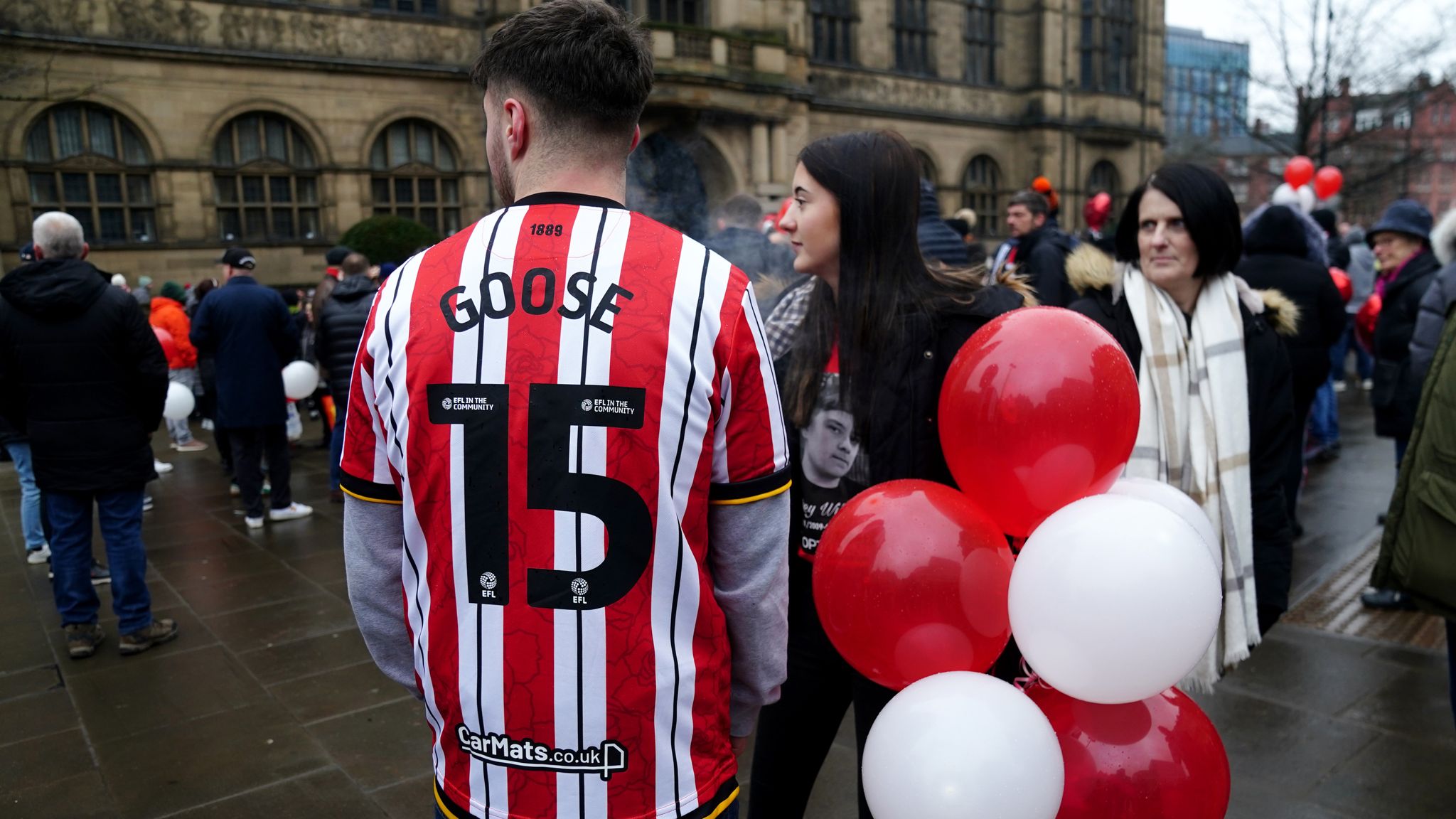 Harvey Willgoose Sheffield United fans and players pay poignant tribute to teenager stabbed to