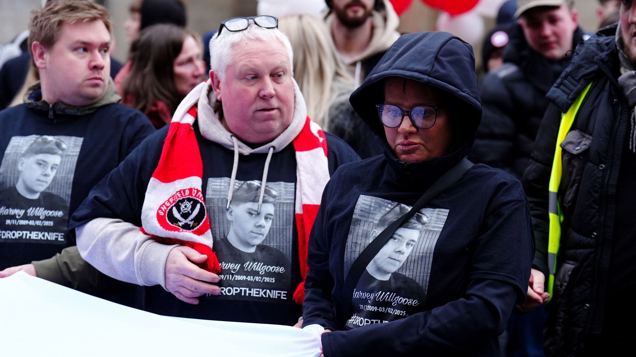 Harvey Willgoose Sheffield United fans and players pay poignant