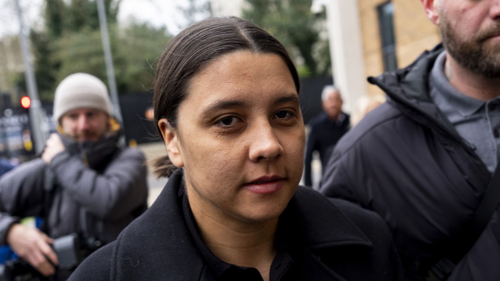 Chelsea striker Sam Kerr tells court she was 'trapped' in taxi before