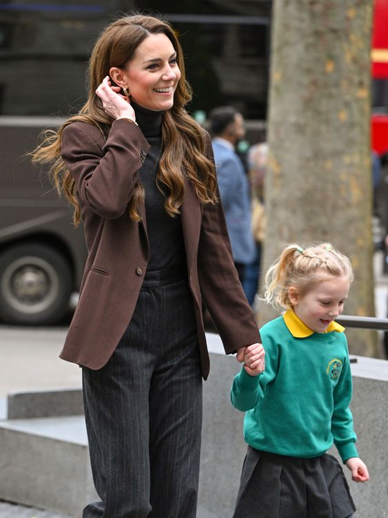 Princess of Wales rozpoczyna interaktywny szlak, aby wspierać rozwój społeczny i emocjonalny w Under Fives w National Portrait Gallery. PIC: Pokrywa obrazy/AP