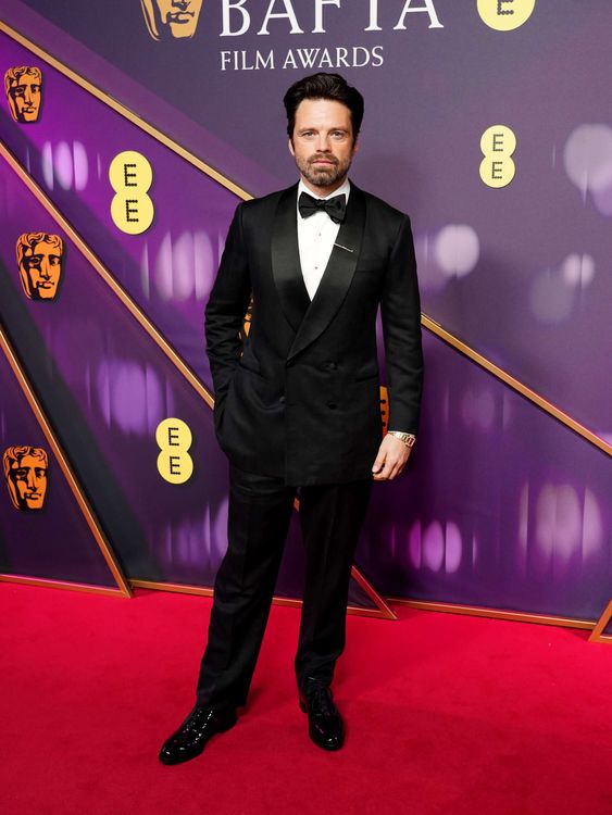 Sebastian Stan at the 2025 BAFTA Film Awards. Pic: PA