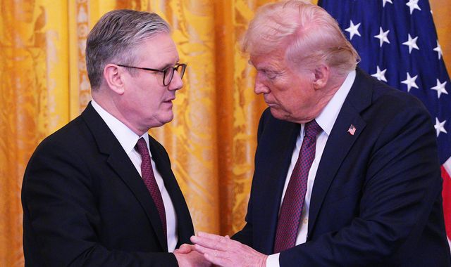 A 'beautiful' accent and peace deals: Top five moments from Trump and Starmer's press conference