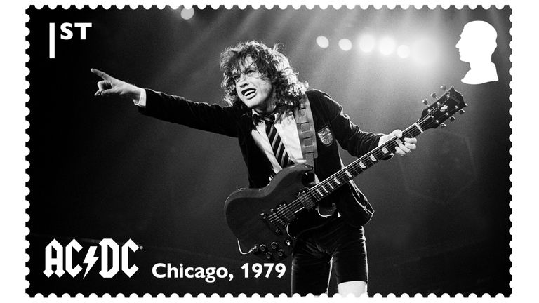 Angus Young of AC/DC performing in Chicago in 1979.
Pic: PA