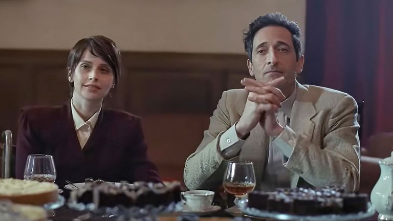 Adrien Brody and Felicity Jones star in The Brutalist. Pic: Rex/ Everett/Shutterstock