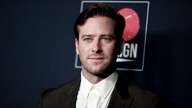 Armie Hammer attend the 13th Annual Go Gala at NeueHouse Hollywood on Saturday, Nov. 16, 2019, in Los Angeles. (Photo by Richard Shotwell/Invision/AP)