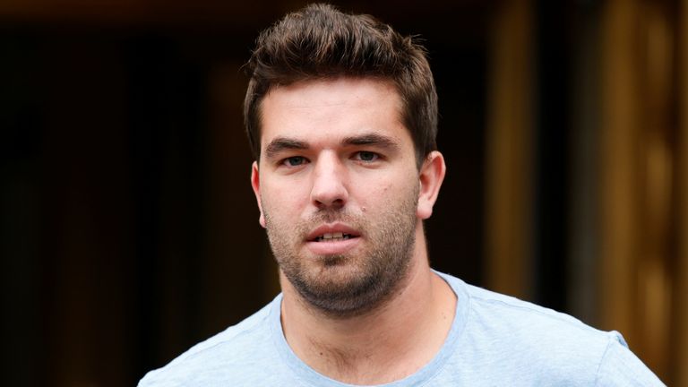 William 'Billy' McFarland, organizer of the Fyre Festival, exits the U.S. Federal Court in Manhattan following his presentment on wire fraud charges in New York City, U.S., July 1, 2017. REUTERS/Brendan McDermid