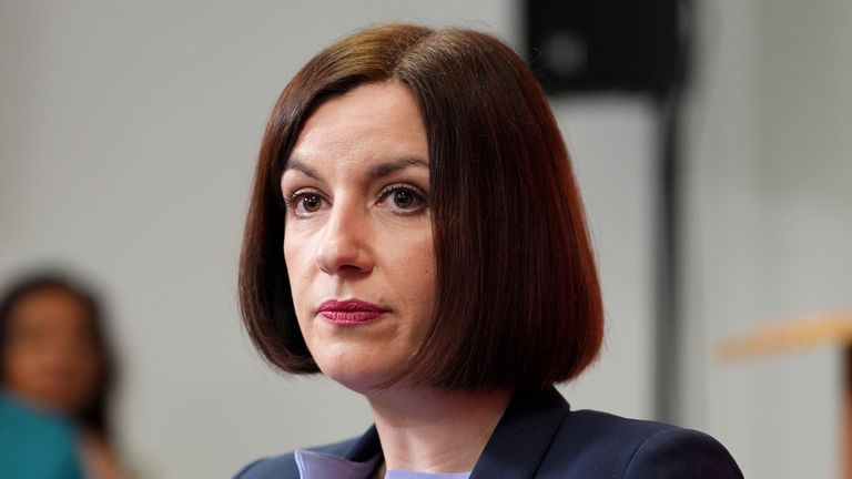 Education Secretary Bridget Phillipson after delivering a speech on school standards at the Centre For Social Justice in London. Picture date: Monday February 3, 2025. PA Photo. See PA story EDUCATION Ofsted. Photo credit should read: Lucy North/PA Wire