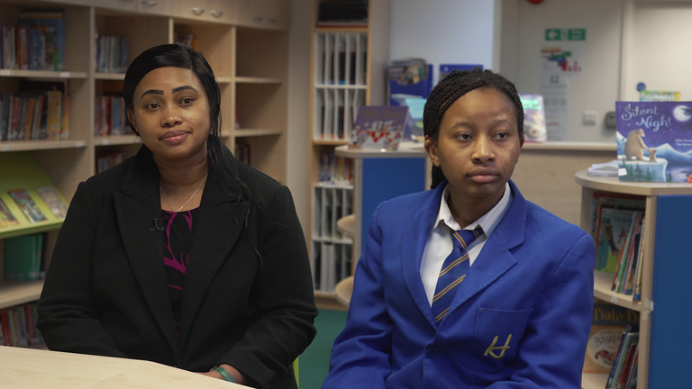 Rosejyn Mbae (left) and her daughter Claire