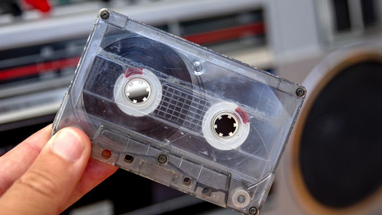 A cassette tape