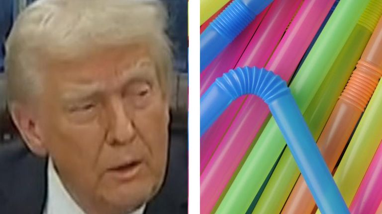 Donald Trump signs an order to &#39;go back to plastic straws&#39;