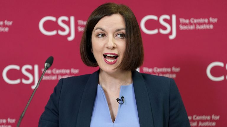 Education Secretary Bridget Phillipson gives a speech on school standards at the Centre For Social Justice in London. Picture date: Monday February 3, 2025. PA Photo. See PA story EDUCATION Ofsted. Photo credit should read: Lucy North/PA Wire