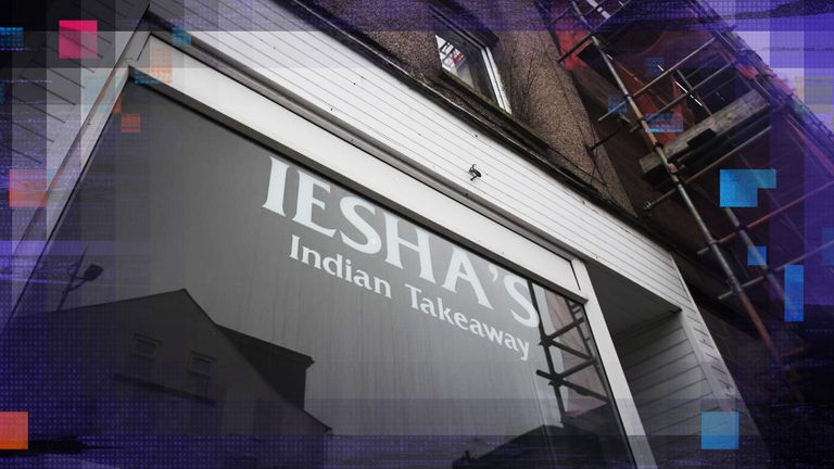 Iesha's, an Indian takeaway restaurant owned by the Miah family