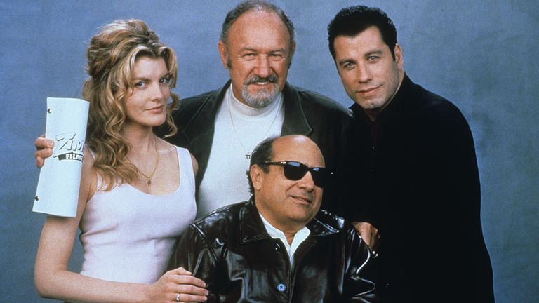 Pic: Mgm/Jersey/Kobal/Shutterstock
Get Shorty - 1995
Rene Russo, Gene Hackman, Danny De Vito, John Travolta

1995