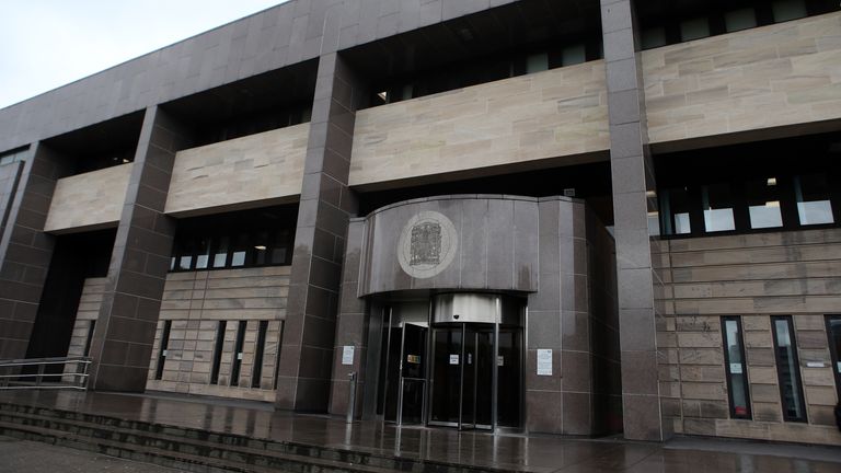 Glasgow Sheriff Court. Pic: PA