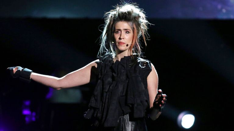 Imogen Heap at the 62nd annual Grammy Awards in January 2020. Pic: Matt Sayles/Invision/AP