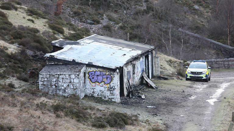 Jimmy Savile’s former mountainside property damaged by fire