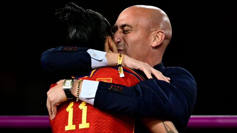 Former Spanish football chief Luis Rubiales found guilty of kissing player without consent