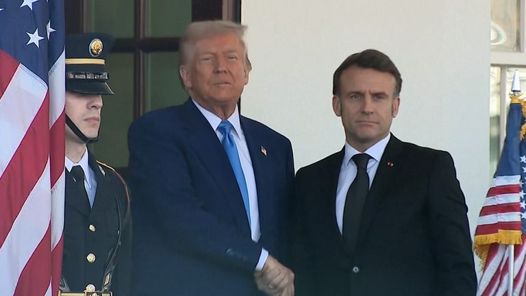 Trump hosted Macron at the White House at a moment of deep uncertainty about the future of transatlantic relations.

