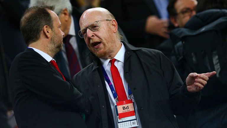 Manchester United co-owner Avram Glazer.
Pic: AP/Craig Mercer/CSM