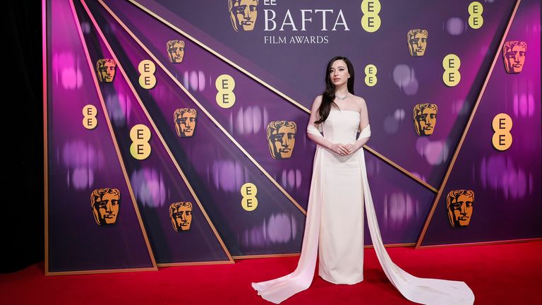 Mikey Madison was named best actress at the BAFTAs for her performance in Anora. Pic: Joel C Ryan/Invision/AP