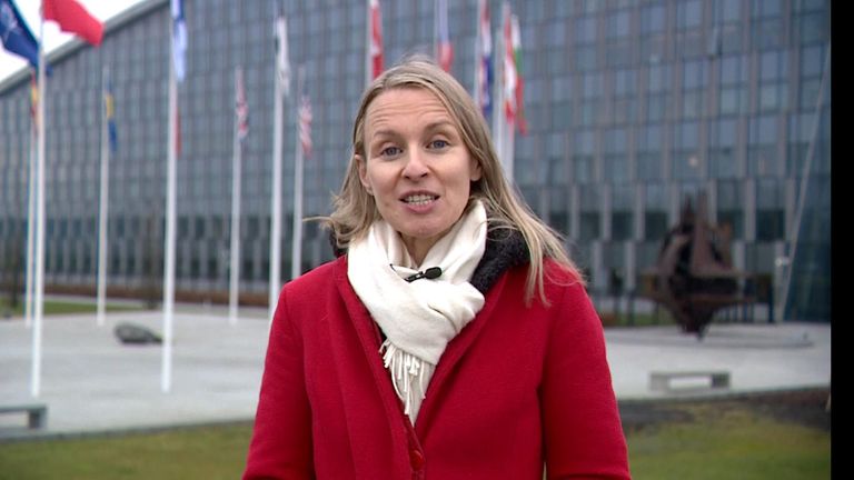 Sky’s Deborah Haynes outlines what the US Defence Secretary said at the NATO summit on Ukraine, Europe and China. 