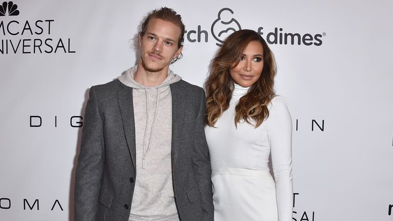 Ryan Dorsey and Naya Rivera. Pic: Jordan Strauss/Invision/AP