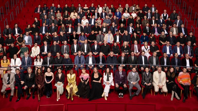 The Oscars class of 2025. Pic: Richard Harbaugh/The Academy