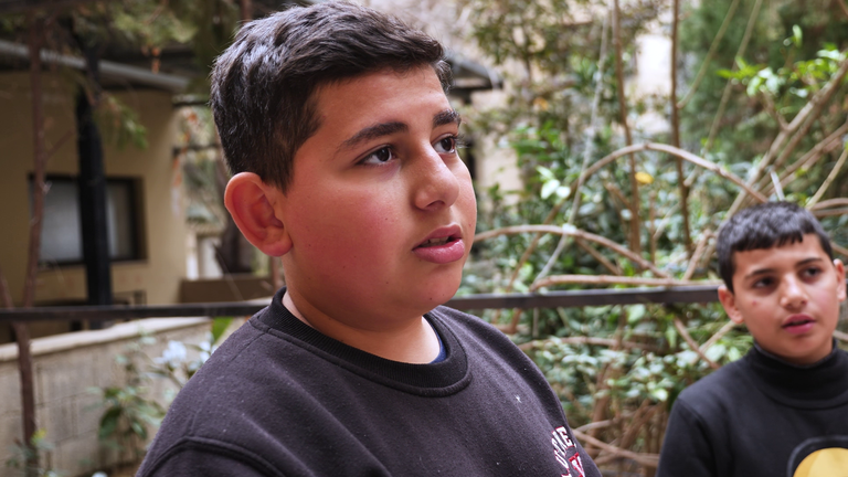 12-year-old Assad and his younger siblings were held at gunpoint by the IDF,