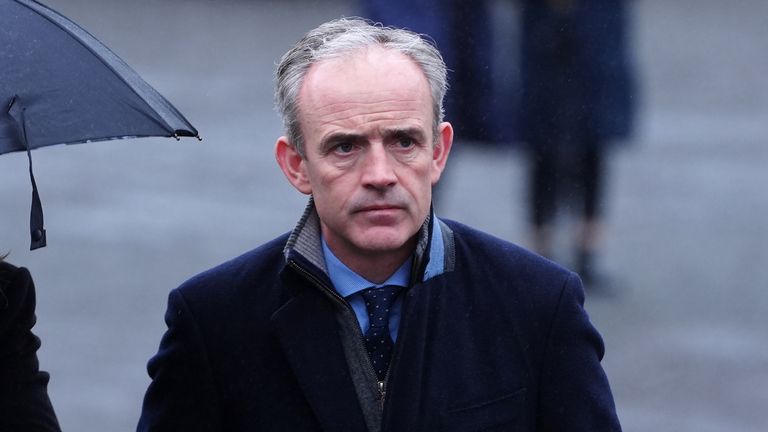 Former jockey Ruby Walsh attends the funeral of Michael O'Sullivan at St John the Baptist Church, Glantane. Jockey Michael O'Sullivan died as a result of the injuries he suffered in a fall at Thurles on February 6 at the age of 24. O'Sullivan started off his career on the point-to-point circuit and was crowned champion under-21 rider in 2019. Picture date: Wednesday February 19, 2025. PA Photo. See PA Story FUNERAL OSullivan. Photo credit should read: Brian Lawless/PA Wire...RESTRICTIONS: Use subject to restrictions. Editorial use only, no commercial use without prior consent from rights holder.