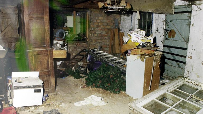 The 'Bleak House' living room where burglar was shot dead. Pic: PA