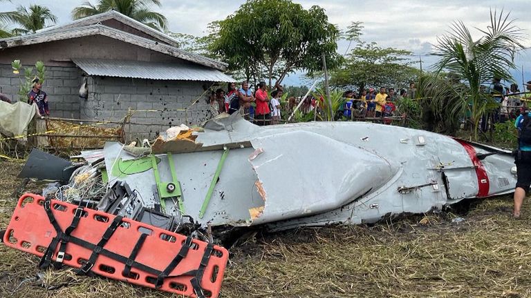 US military surveillance plane crashes in Philippines | World News ...