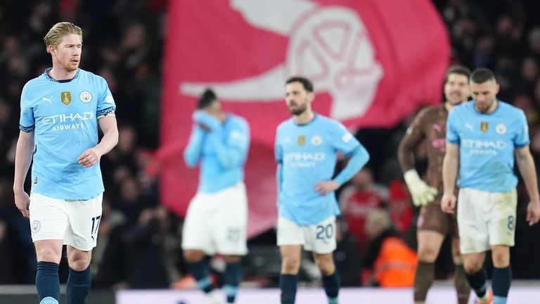 Arsenal had far too much for Man City