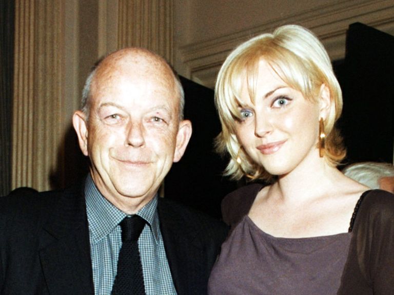 Julian Holloway and his daughter Sophie Dahl.
Pic: PA