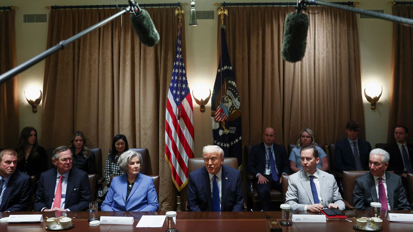 Donald Trump urged to fire US defence secretary Pete Hegseth after leaking of military plans
