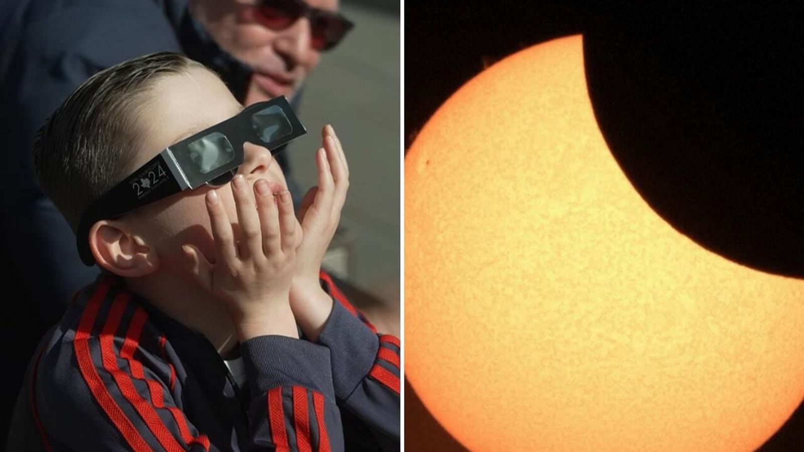 Sun obscured over the UK in partial solar eclipse | News UK Video News ...