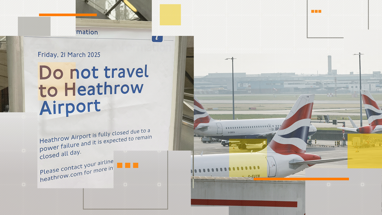 Chaos in the skies: 'Nightmare' Heathrow shutdown in numbers | UK News