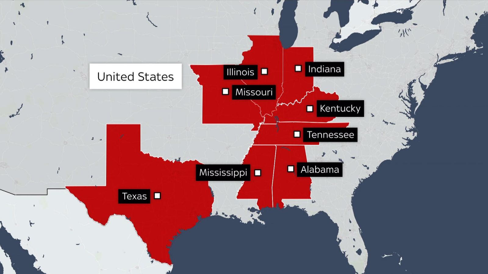 At least 34 killed as tornadoes and dust storms rip through parts of US ...