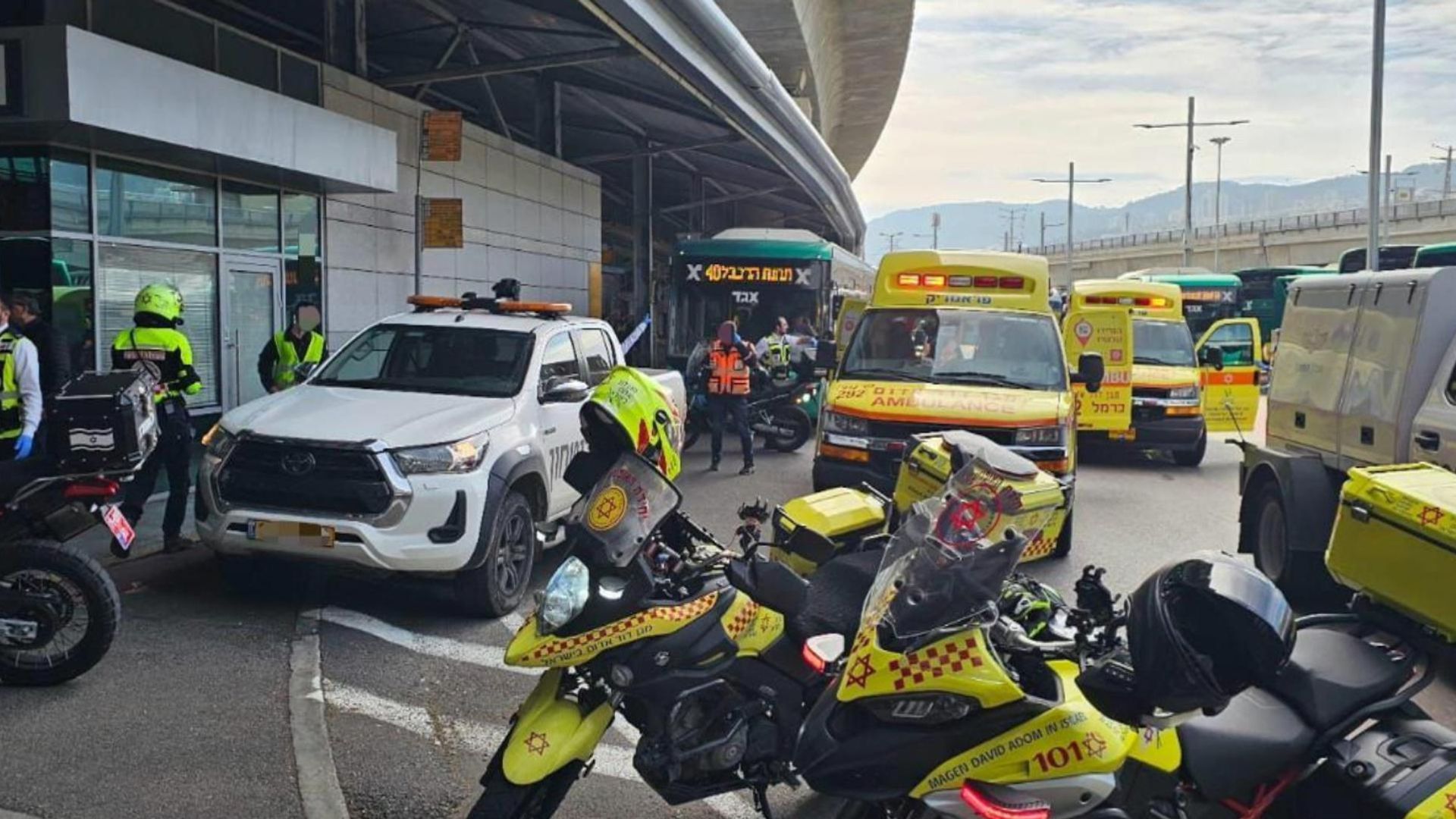 Casualties reported in suspected knife attack in Haifa, say Israeli police