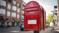 An image of a red PostNord postbox. File pic: PostNord