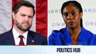 JD Vance and Kemi Badenoch. Pics: Reuters