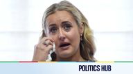 Katie Amess, the daughter of Sir David Amess, during a press conference in central London. Home Secretary Yvette Cooper has rejected calls from the family of the murdered MP for a public inquiry into the killing, in a letter addressed to his widow and daughter. Sir David was stabbed during a constituency surgery at Belfairs Methodist Church in Leigh-on-Sea, Essex, on October 15, 2021, by  Ali Harbi Ali. Picture date: Monday March 10, 2025. PA Photo. See PA story POLITICS Amess. Photo credit shou
