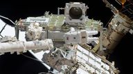  NASA astronauts Garrett Reisman and Michael Good complete a spacewalk in 2010. File pic: NASA