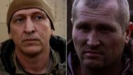 (L-R) Serhii and Sedoi are both fighting on the frontline in Ukraine