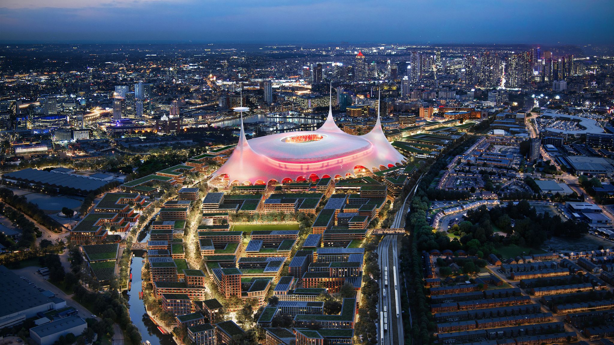 Manchester United Unveil Plans For 100 000 seater New Stadium In Manchester United Unveil Plans For 100 000 seater New Stadium In