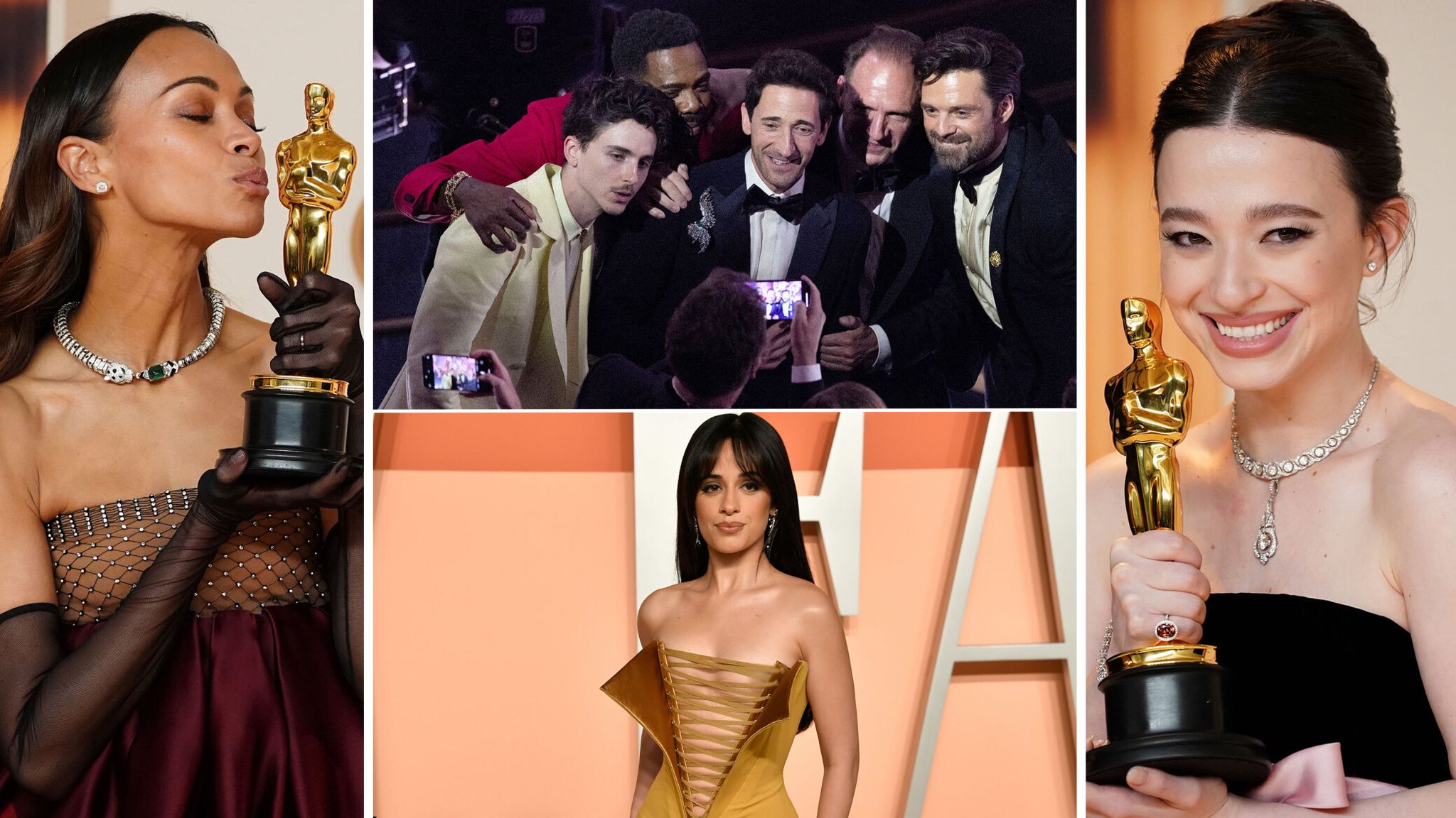 Oscars 2025 latest: Best afterparty looks; hosts joke at Trumps expense;  Brutalist actor refuses to leave stage | Ents & Arts News | Sky News