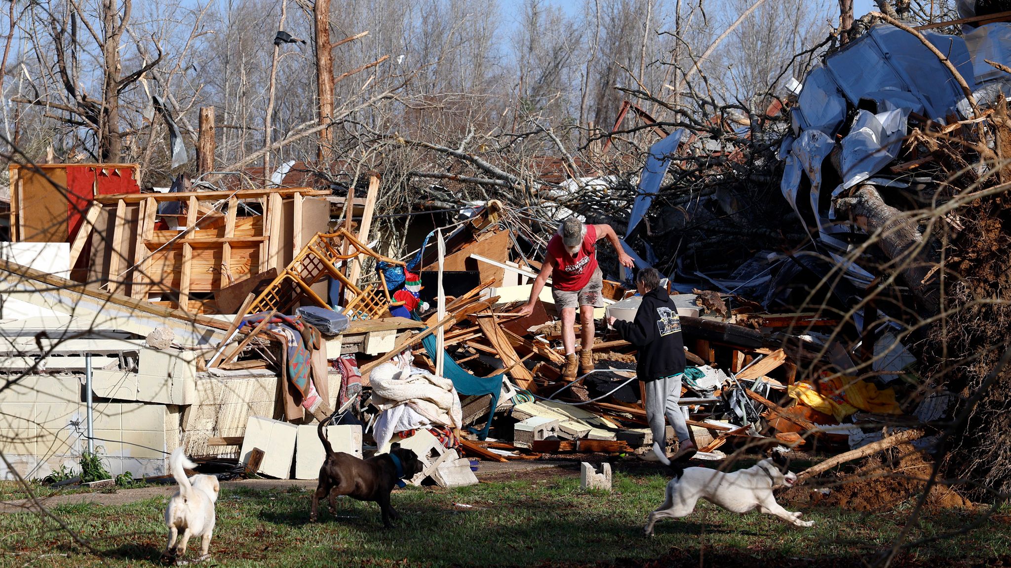 At least 36 people killed as tornadoes and high winds rip through US ...